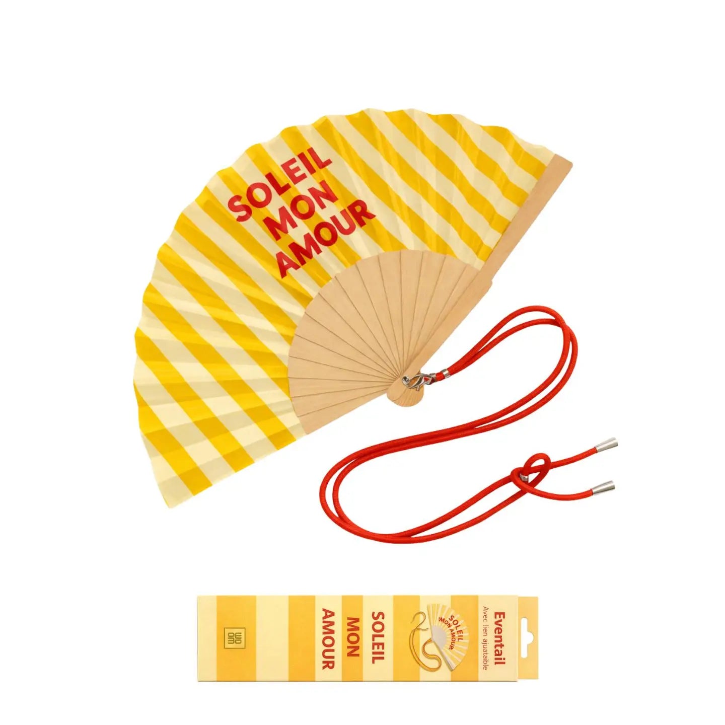 Fan with Shoulder Strap- Sun My Love