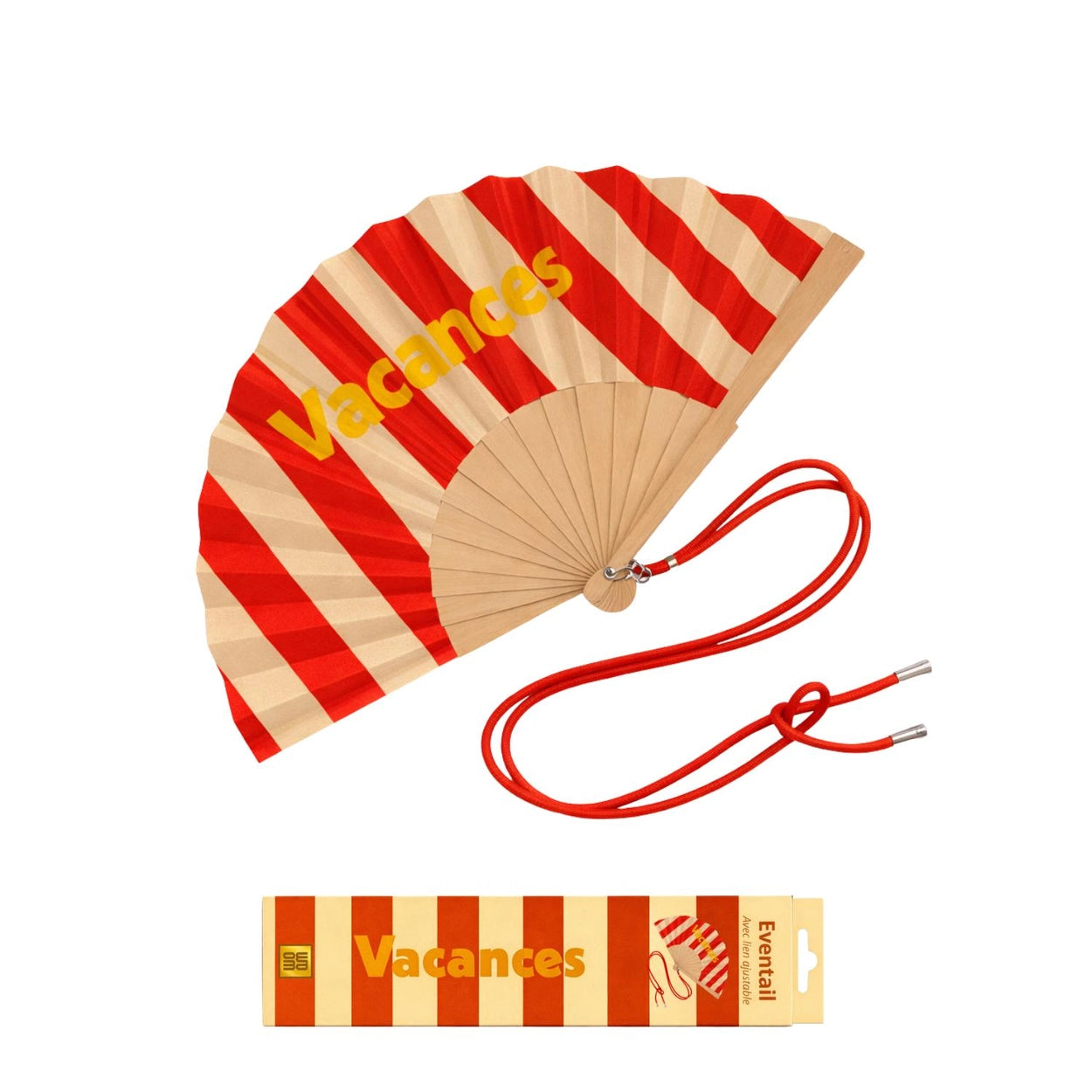 Fan with Shoulder Strap - Holidays