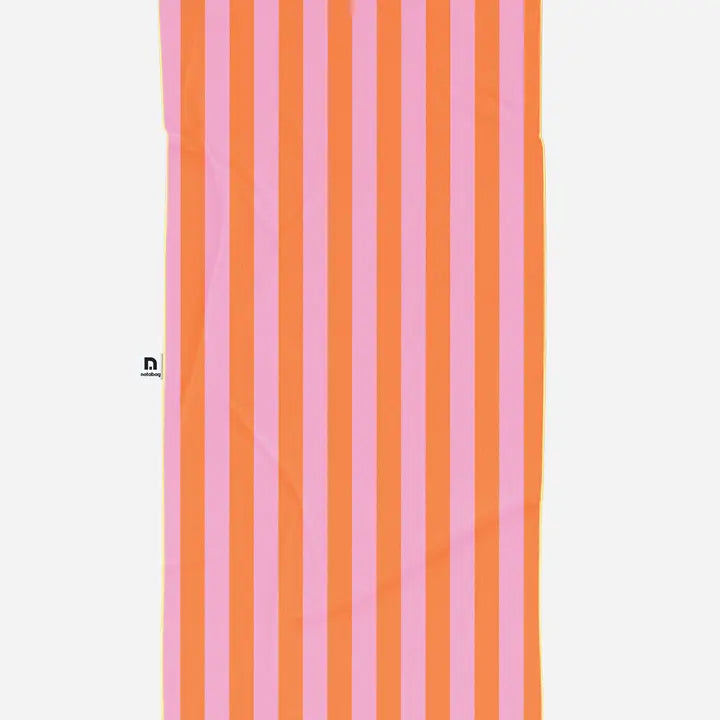 Towel – Orange/Pink Stripes