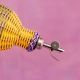 Δοχείο ροής λαδιού 28*10cm Yellow & Lilac