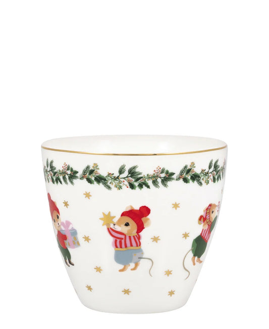 Latte cup Joanni white