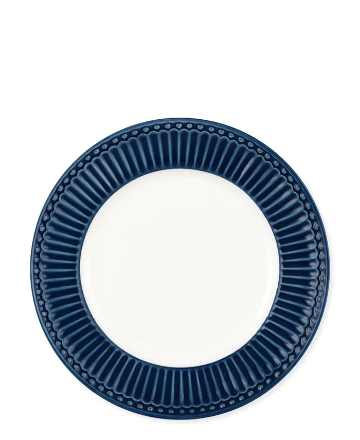 Plate small Alice dark blue