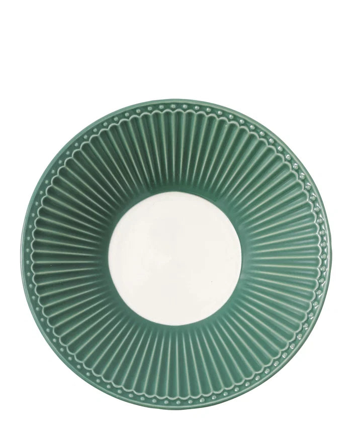 Pasta plate Alice dusty green