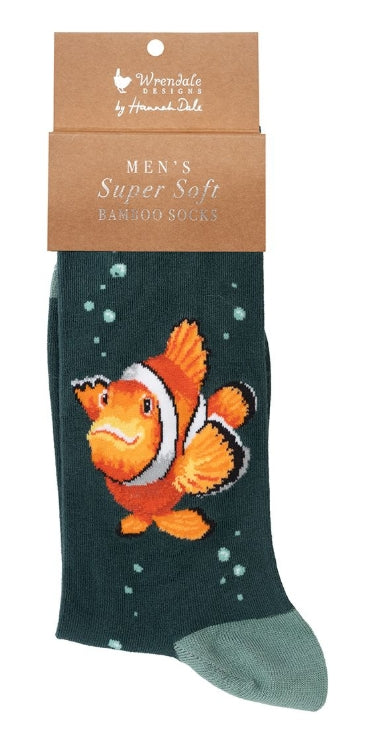 'Clowning Around' Fish Men's Socks