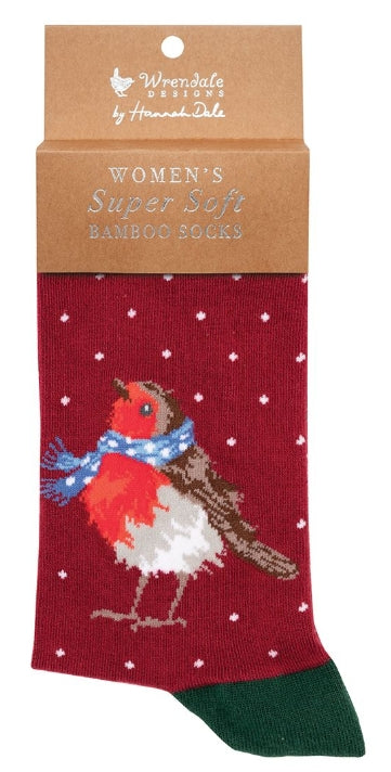 'Season's Tweetings' Robin Socks