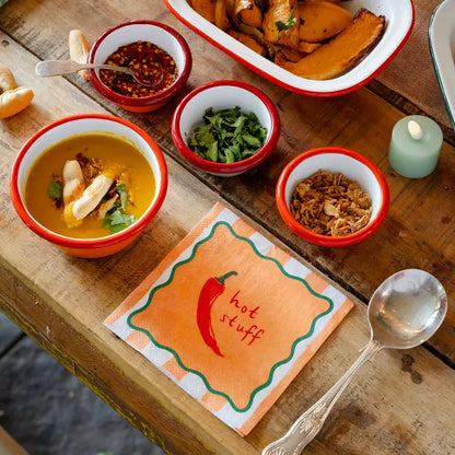 Chilli Paper Napkins - 20 Pack