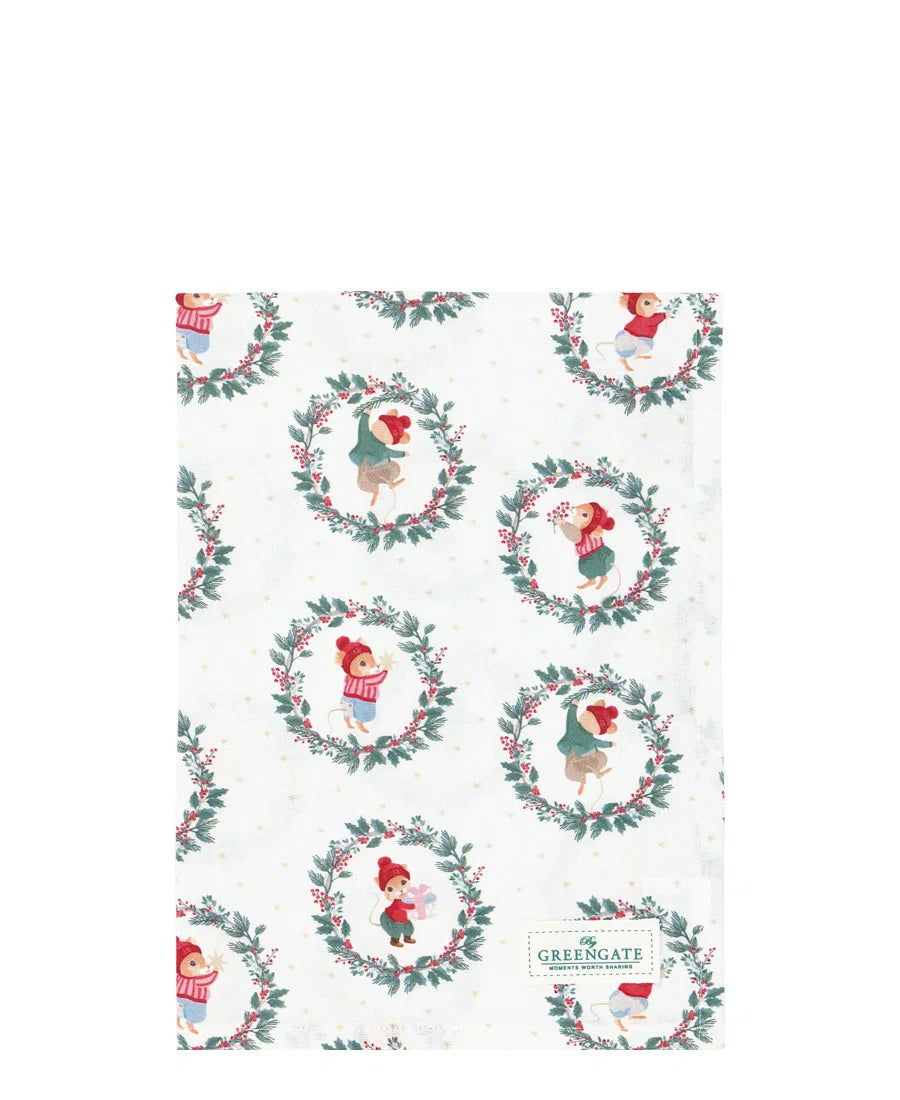 Tea towel Joanni white