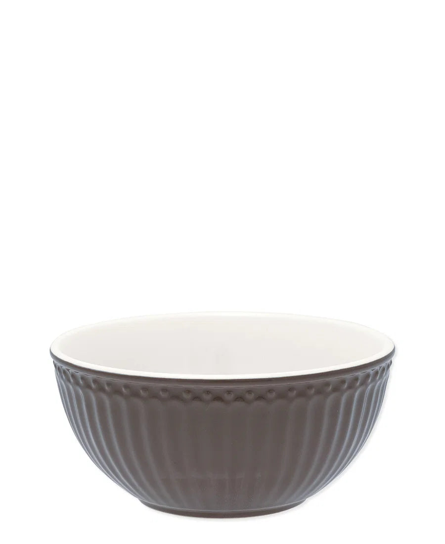Cereal bowl Alice dark chocolate