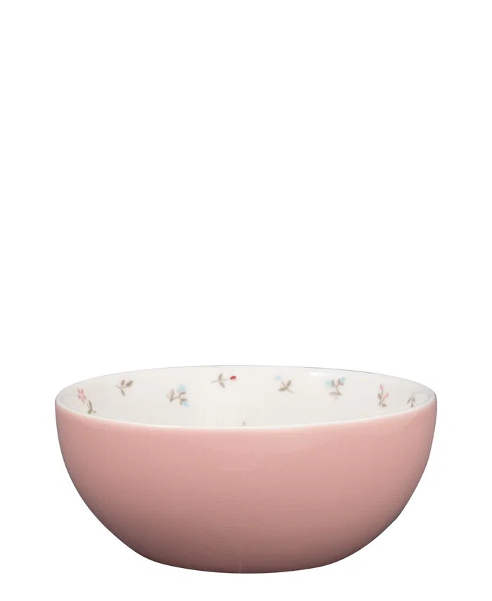 Cereal bowl pale pink Elysia inside