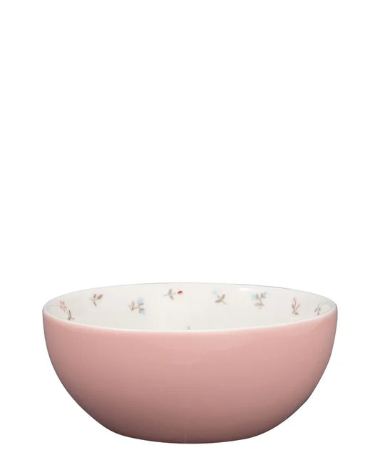 Cereal bowl pale pink Elysia inside