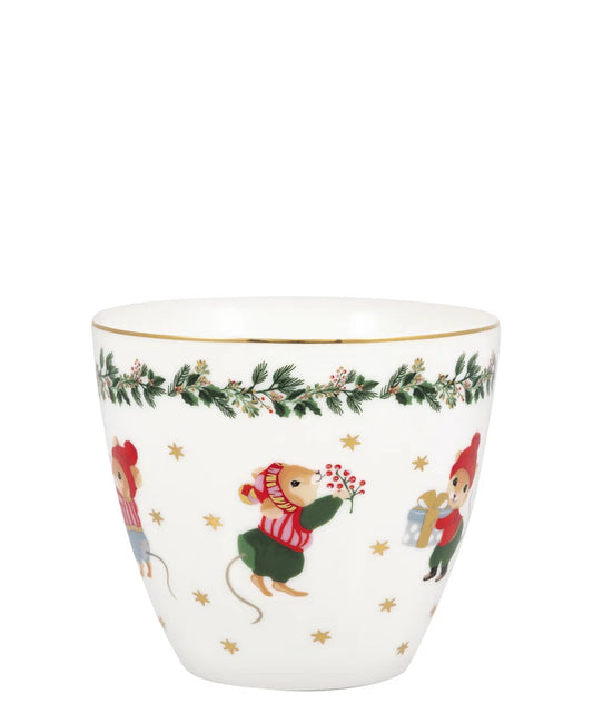 Latte cup Joanni white