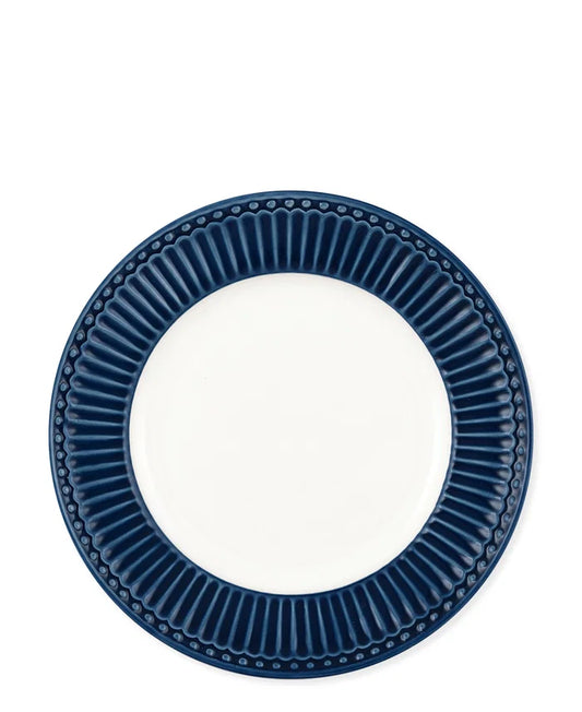 Plate small Alice dark blue