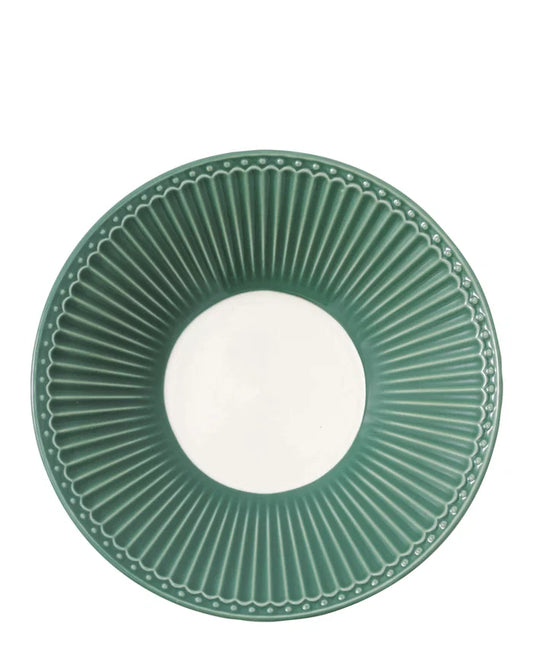 Pasta plate Alice dusty green