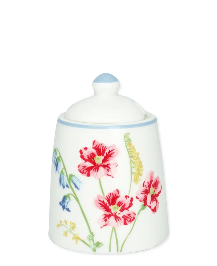 Sugar pot Elwin white