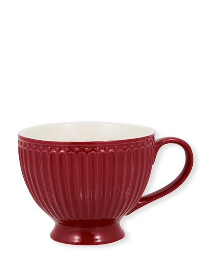 Teacup Alice claret red