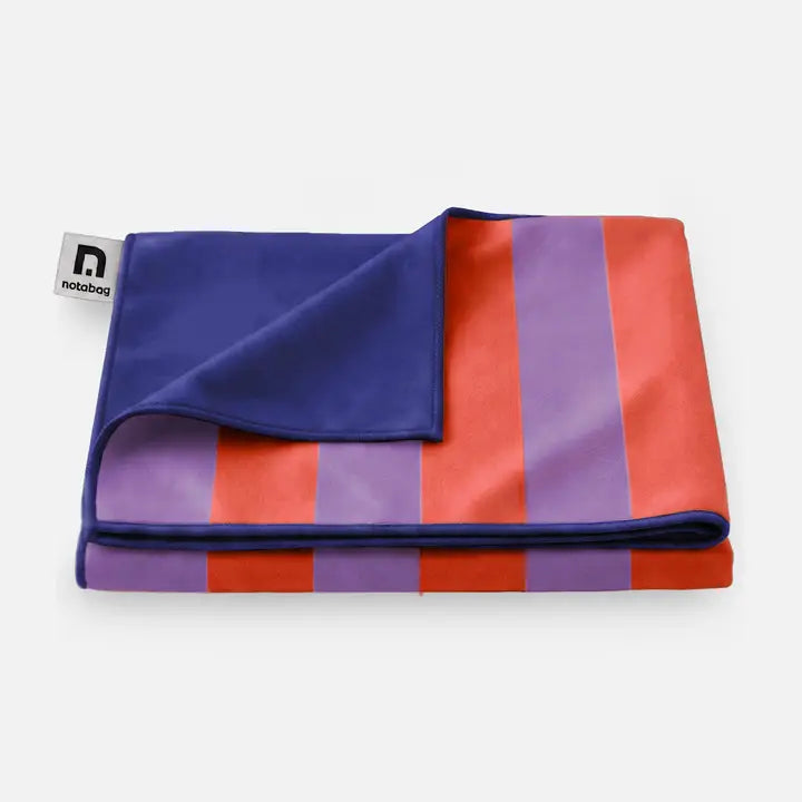 Towel – Red/Purple Stripes