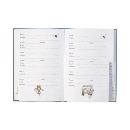 The Highlander' Highland Cow Address Book