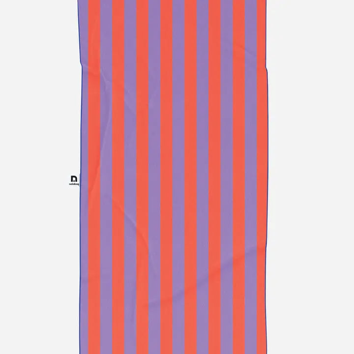 Towel – Red/Purple Stripes