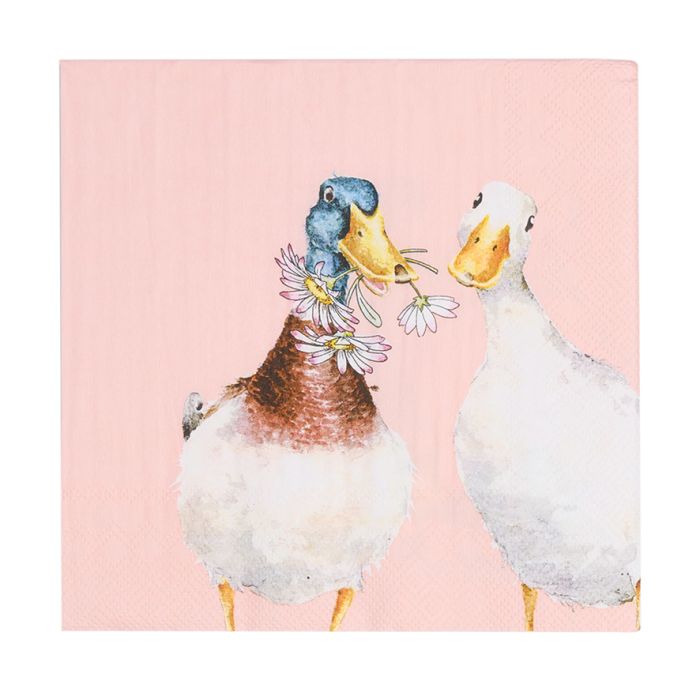 Not a Daisy Goes By duck lunch napkin