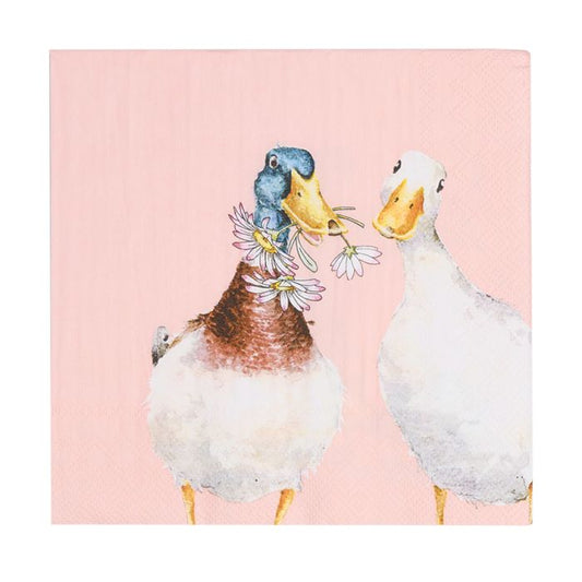 Not a Daisy Goes By duck lunch napkin
